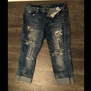 American Eagle Tomgirl Crop Jeans